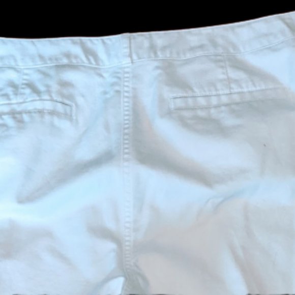 Size 18W White Cropped Chino Pants - Picture 8 of 10